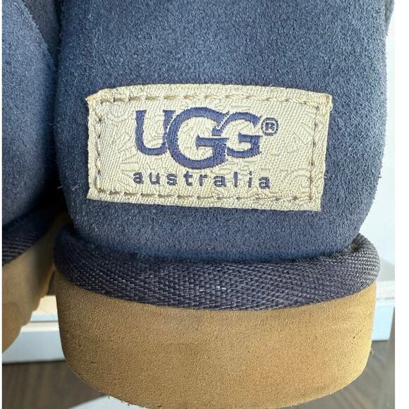 UGG Womens Classic Mini Boots Navy Size7 - Picture 4 of 8